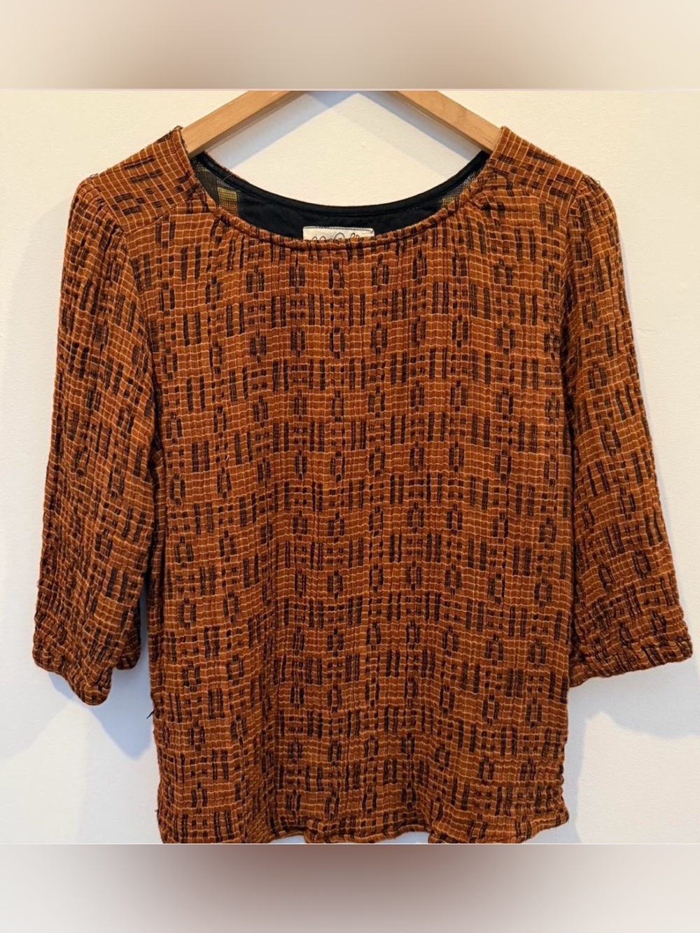 Ace & Jig Quarter Sleeve Top